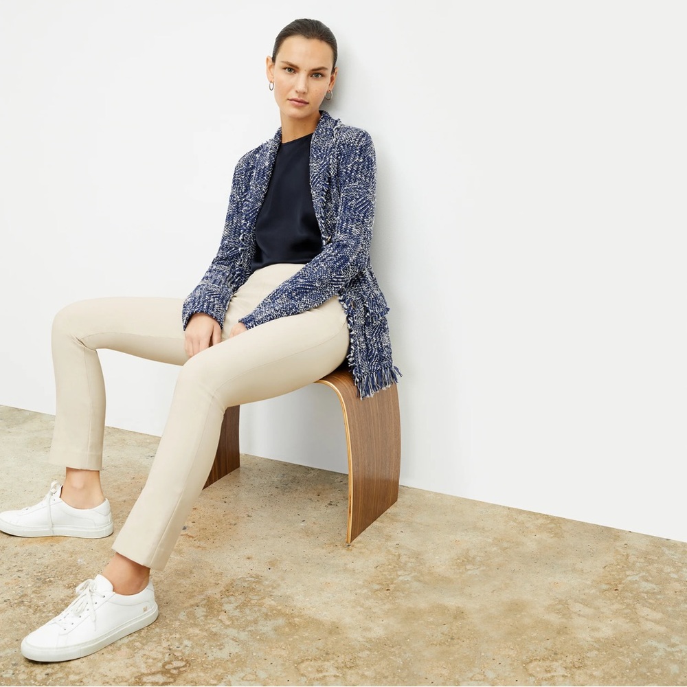 MM LaFleur The Foster Cigarette Pant - PowerStretch - Bone